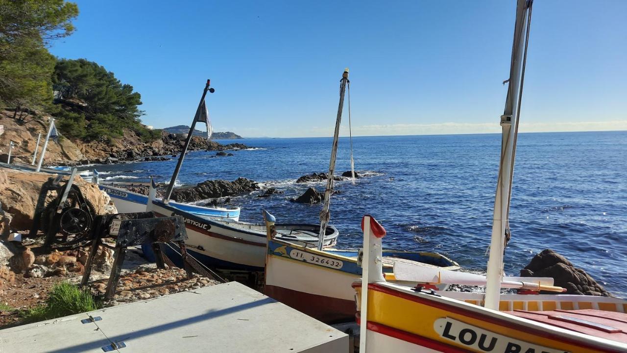 Les Bois Flottes . Plage De La Verne La Seyne-sur-Mer Eksteriør billede